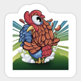 Chicken Run Sticker